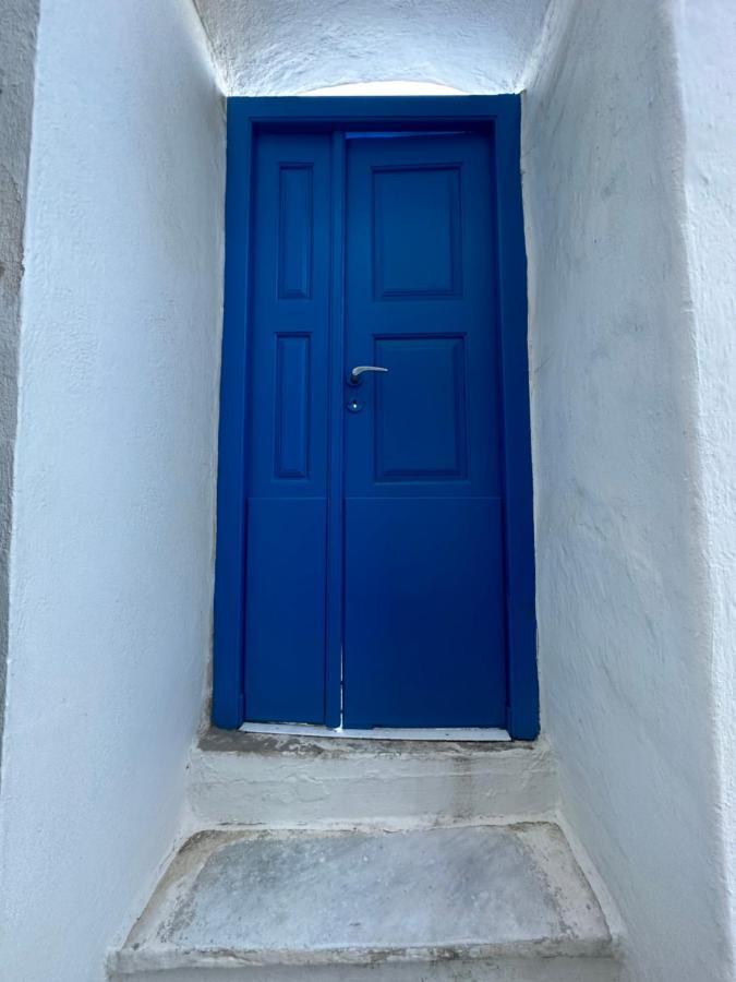 Cycladic House With Amazing View In Potamia Village Dio Choria Bagian luar foto