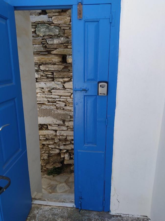 Cycladic House With Amazing View In Potamia Village Dio Choria Bagian luar foto